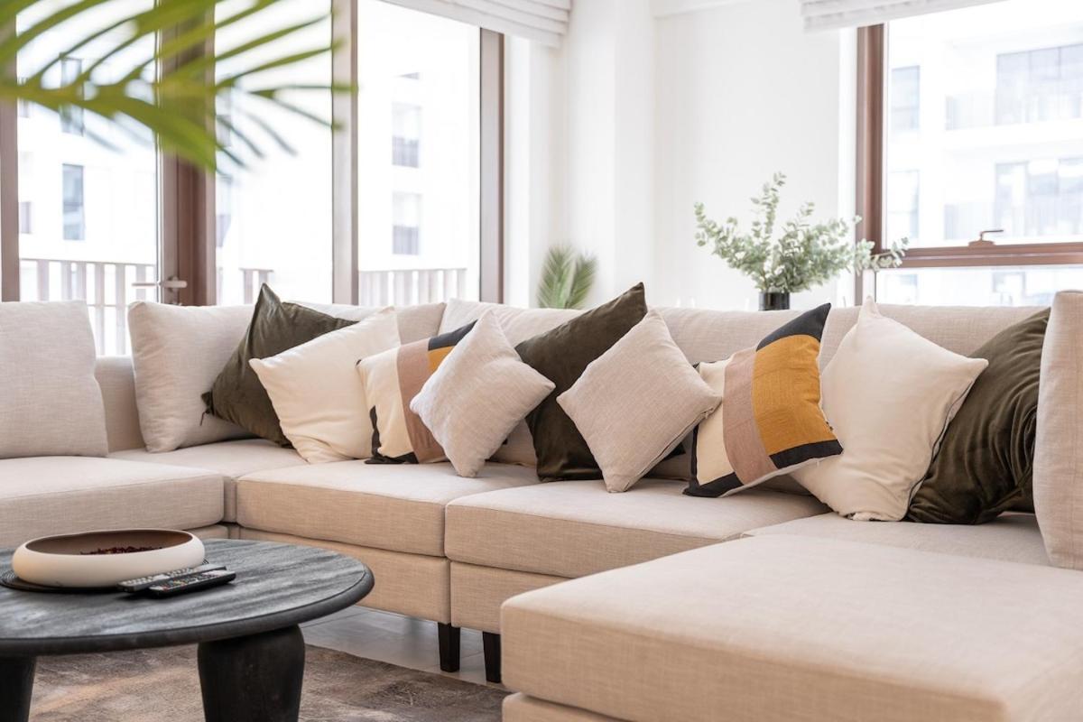 Elegant 4-Bedroom Apartment Perfect For Families In Dubai Creek Harbour Exterior foto