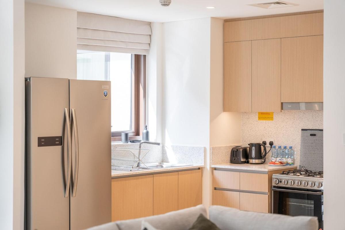 Elegant 4-Bedroom Apartment Perfect For Families In Dubai Creek Harbour Exterior foto